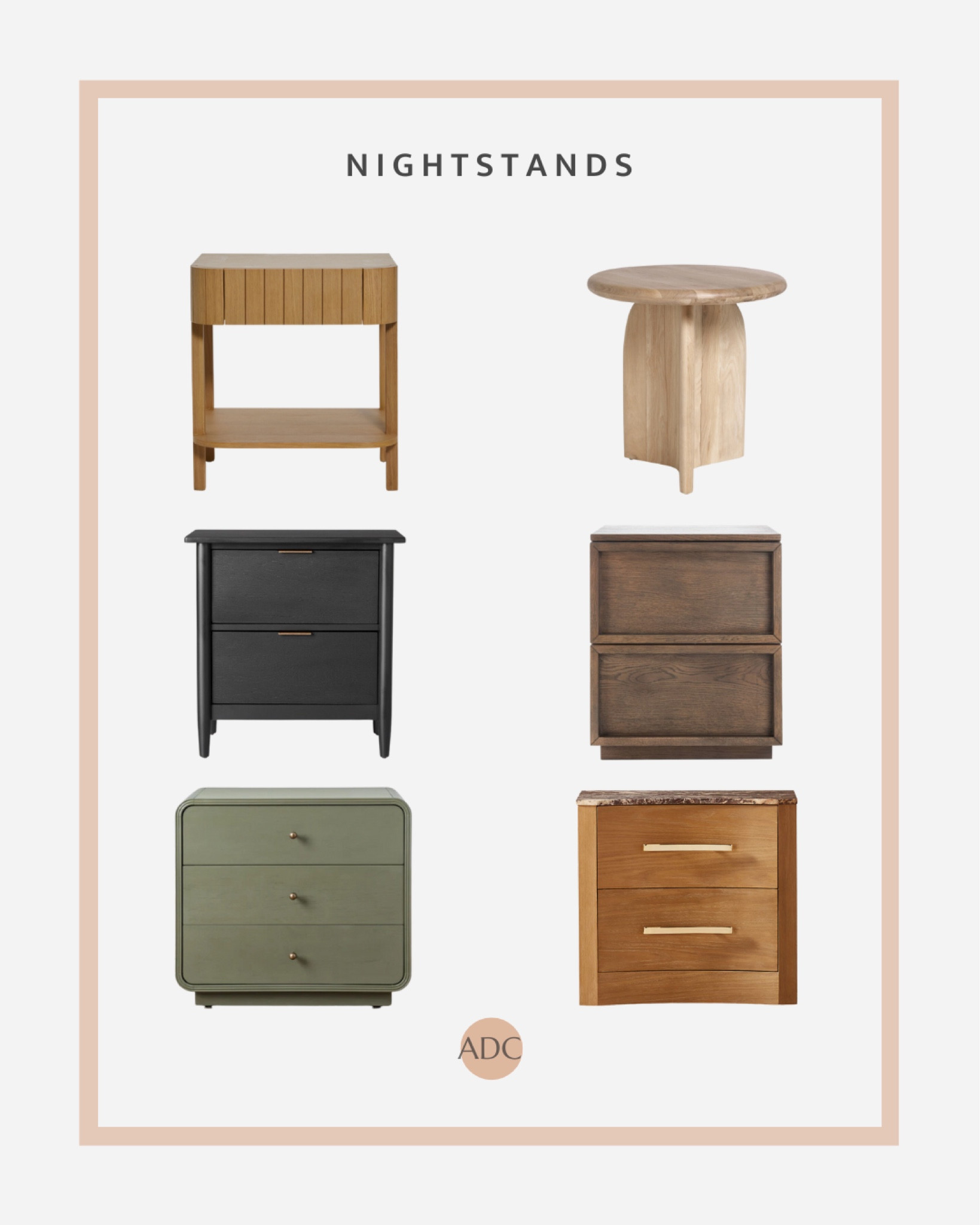 Some of our favorite nightstands. 

Bedroom nightstands  

#LTKFind #LTKunder100 #LTKhome