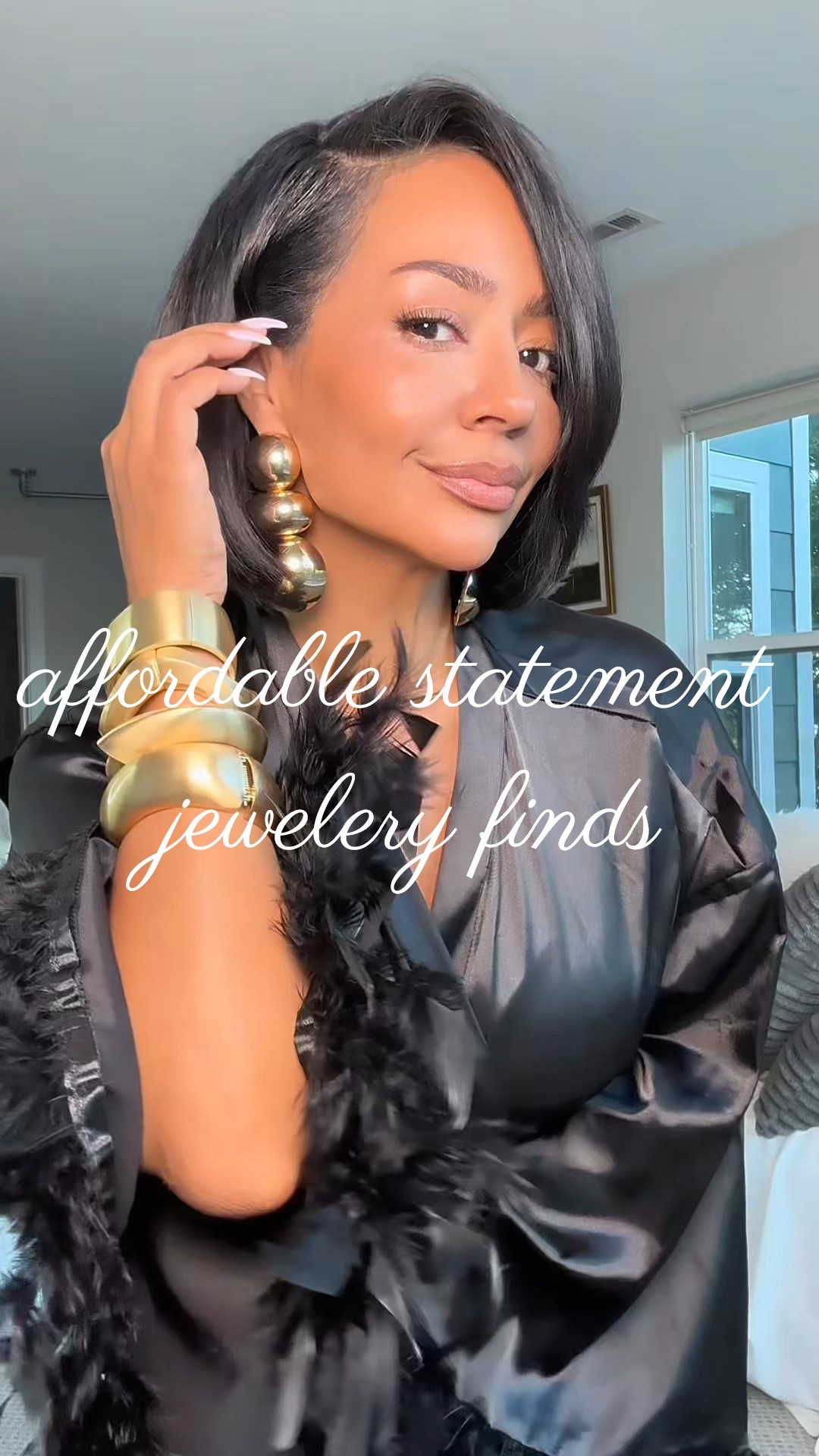 Affordable gold statement jewelry ✨ Exact styles linked and I included other options for all budgets 🥂

bracelet stack
earrings
over 40 fashion
bold accessories 
valentines outfit

#LTKootd #LTKOver40 #LTKValentine