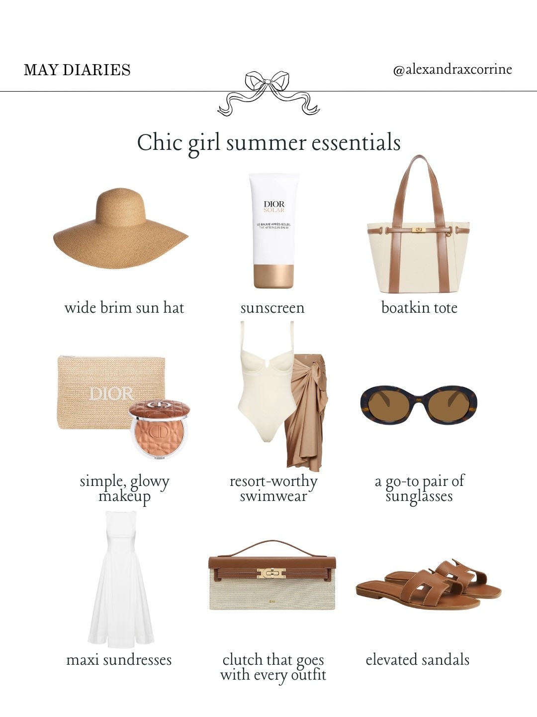 The chic girl summer essentials 🥂 

#summeraesthetic #luxuryaesthetic #chicliving #elegantliving #pinterestinspo 

[ luxury summer aesthetic, chic elegant style, chic summer essentials, chic girl luxury aesthetic, navy blue and tan, chic beach vibes, chic coastal yacht summer, classic summer style, Pinterest mood board aesthetic ]

#LTKSeasonal #LTKSwim
