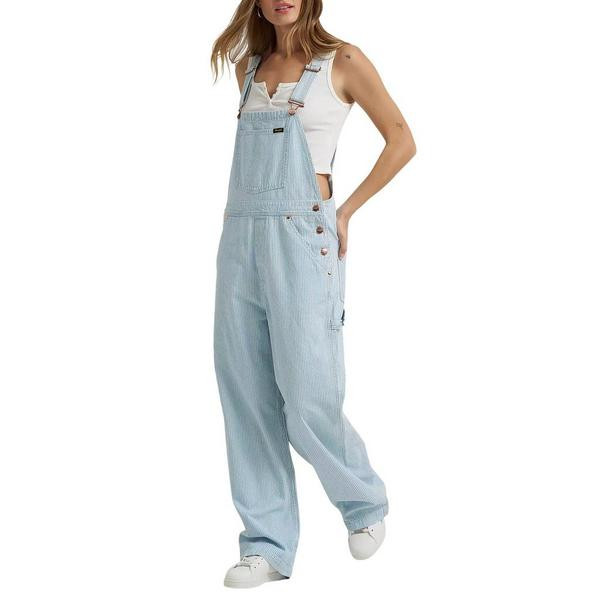 Women's Wrangler X Lainey Wilson Stripe bibs-coveralls | Scheels Sports
