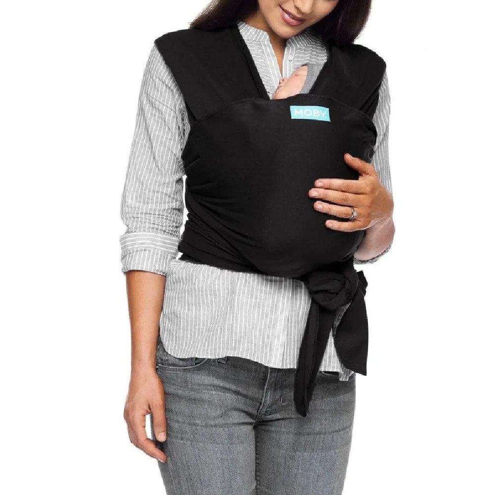 Moby Classic Wrap Black | Baby Bunting