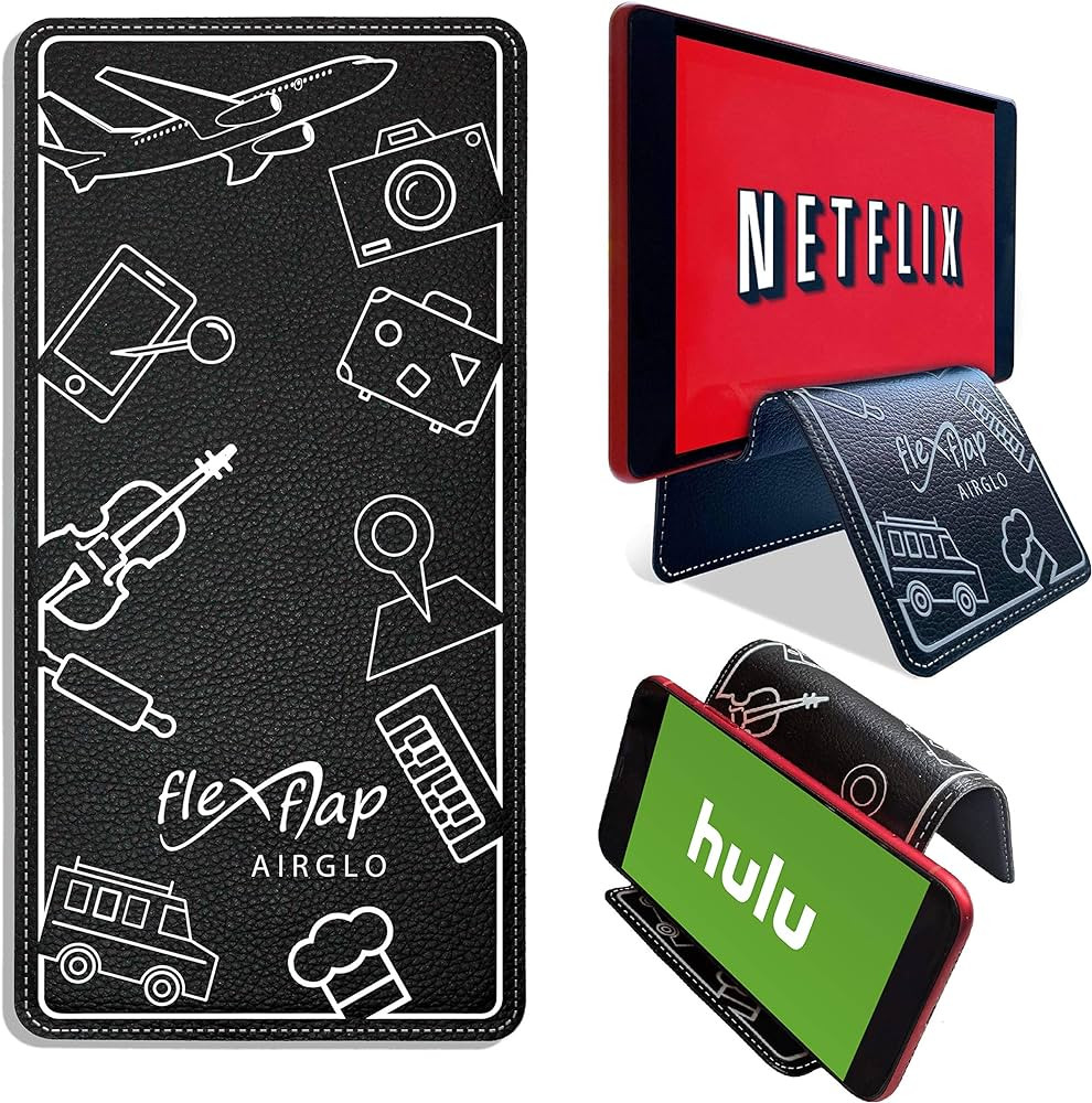 Airplane Travel Essentials for Flying Flex Flap Cell Phone Holder & Flexible Tablet Stand for Des... | Amazon (US)