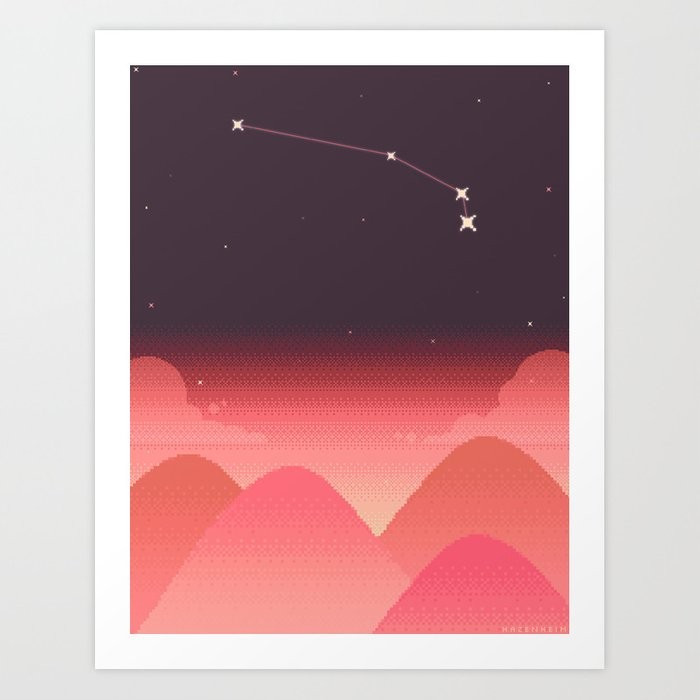 Aries Art Print | Society6