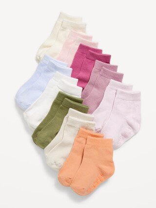 Unisex Crew Socks 10-Pack for Toddler & Baby | Old Navy (US)