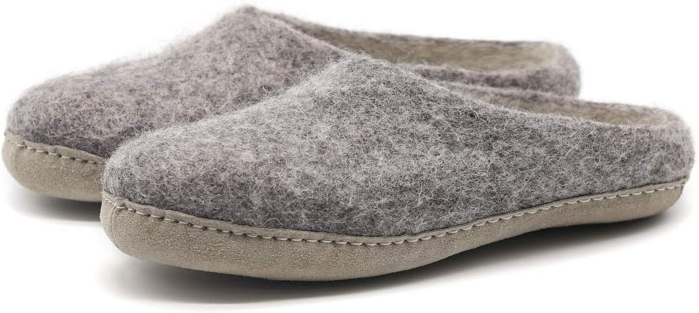 Nootkas Felted Merino Wool 'Astoria' Mule House Slipper for Men and Women | Amazon (US)