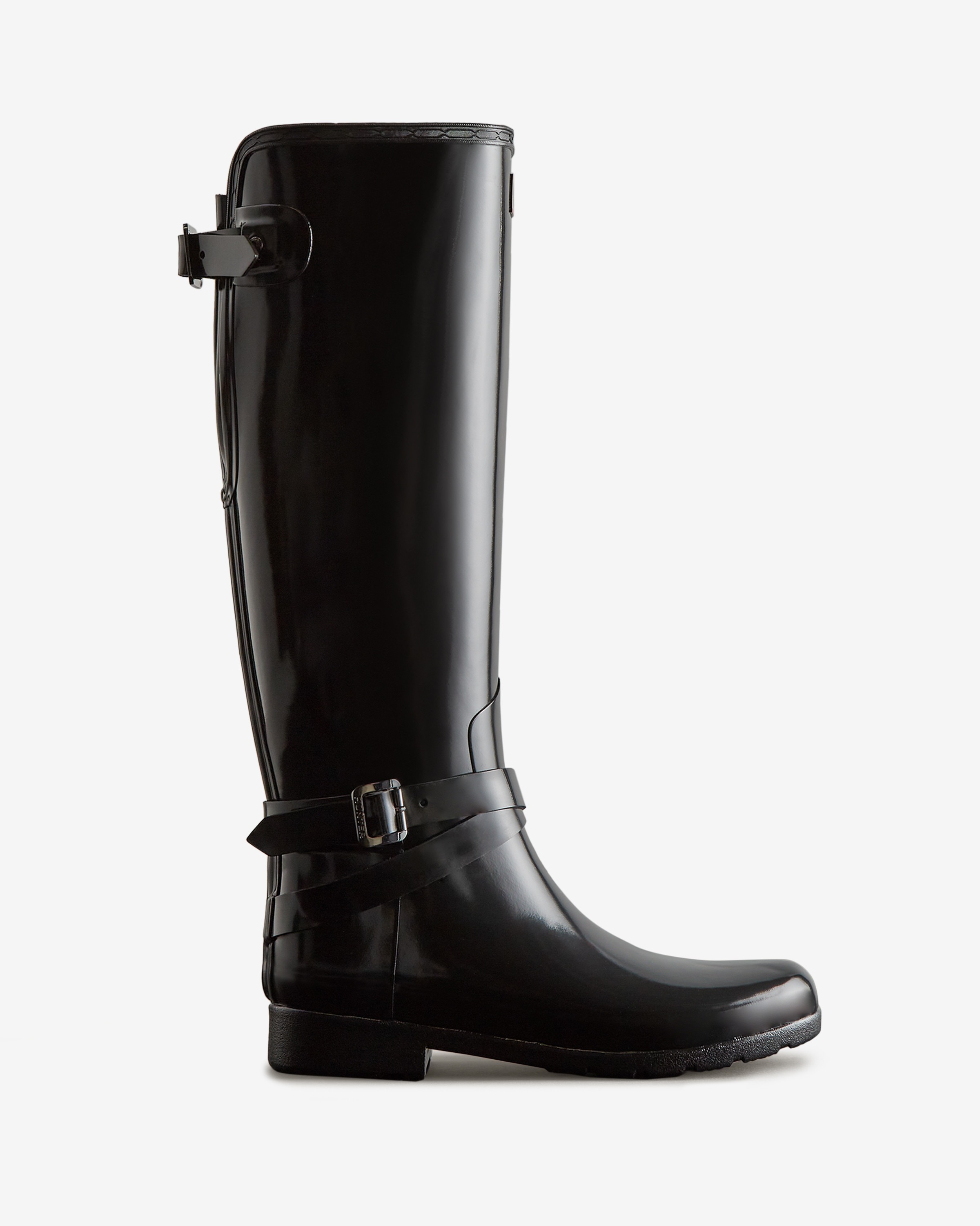 Women's Refined Slim Fit Adjustable Tall Gloss Rain Boots | Hunter (US and CA)