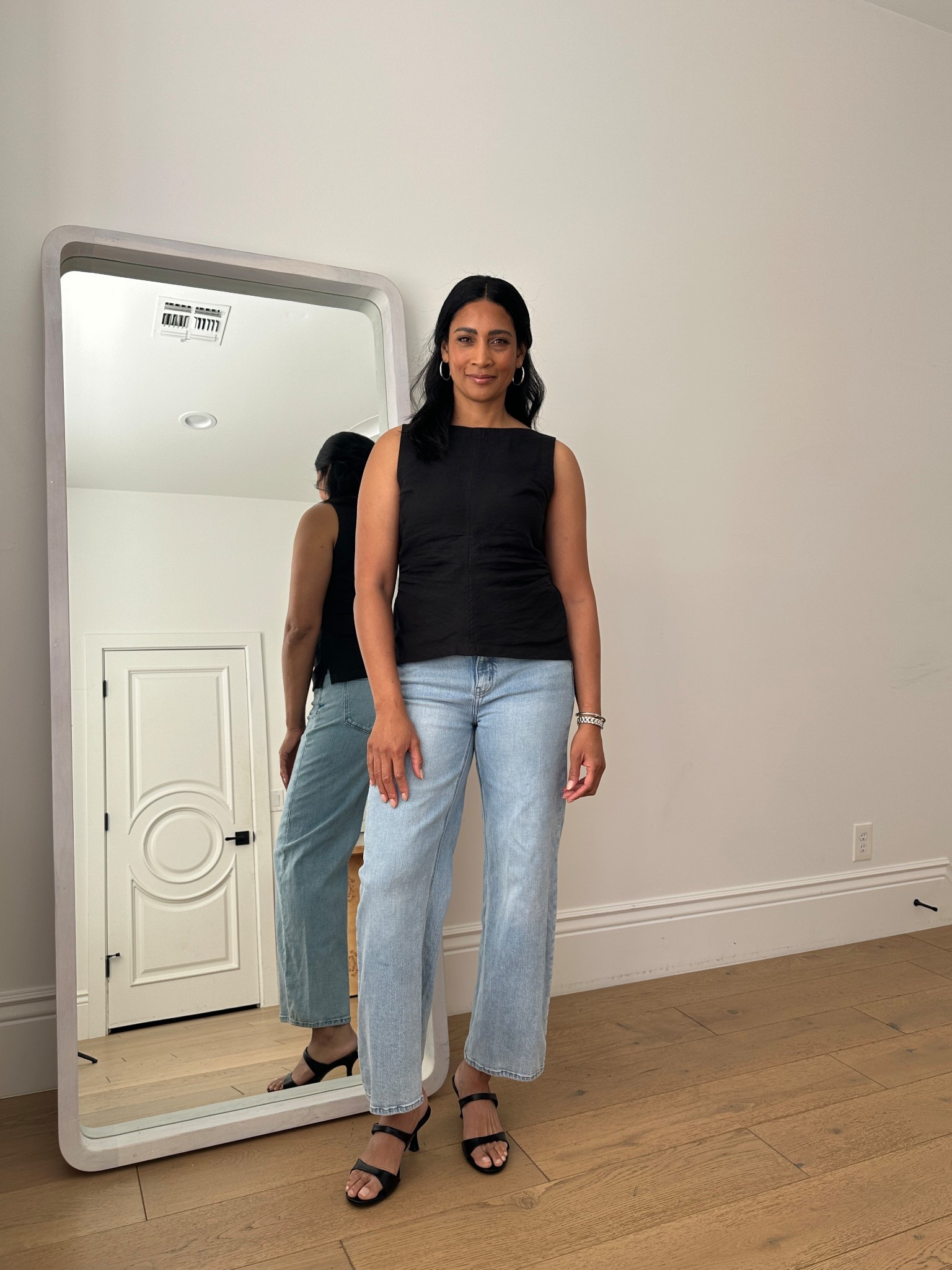 This linen top looks great styles with denim!! And these jeans are only $50 and super stretchy!!! All fit true to size.



#LTKOver40