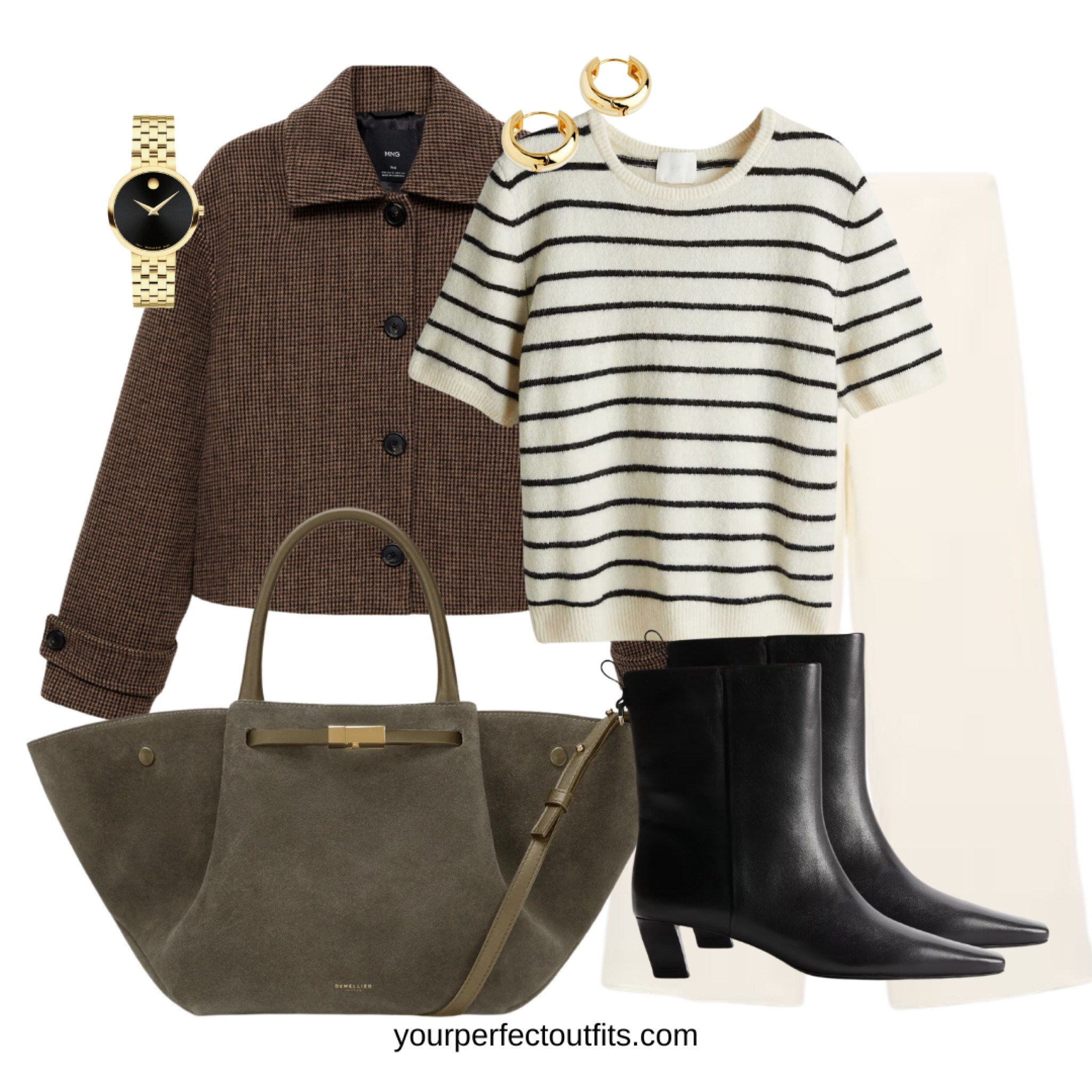 Fall outfit inspiration with a cropped jacket 
Workwear 
Chic and elegant office look 
Business casual 

#LTKSeasonal #LTKStyleTip #LTKActive