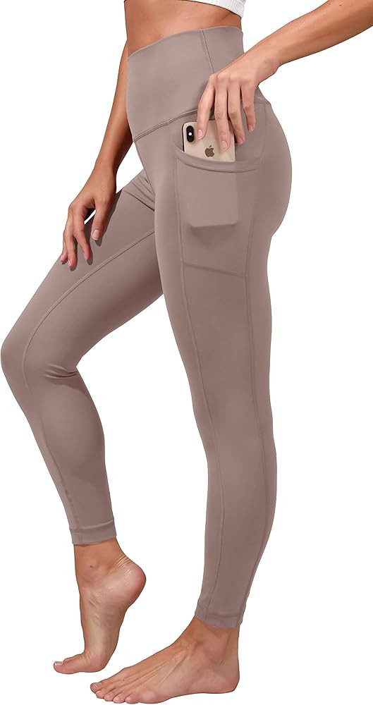 Yogalicious Lux High Waist Elastic Free Side Pocket Ankle Legging | Amazon (US)
