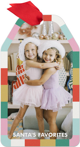 Colorblock Border Metal Ornament | Shutterfly