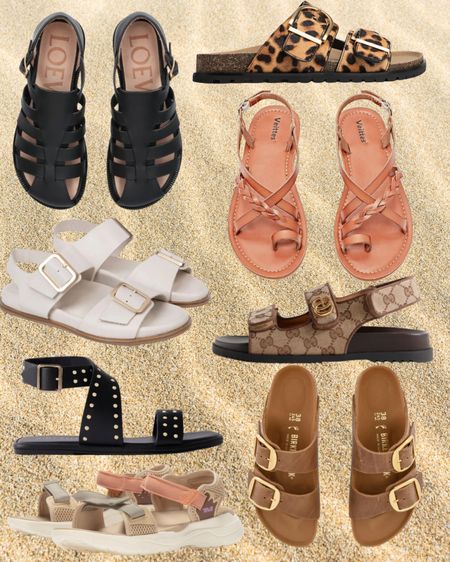 A fine selection of flat summer sandals 

#LTKuk #LTKshoes #LTKsummer
