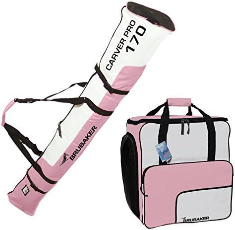 BRUBAKER "Superfunction Combo Ski Boot Bag and Ski Bag for 1 Pair of Ski up to 170 cm, Poles, Boo... | Amazon (US)