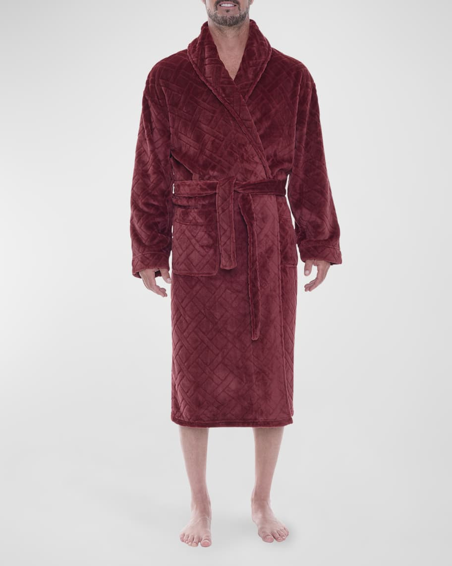 Majestic International Men's Crossroads Jacquard Shawl Robe | Neiman Marcus