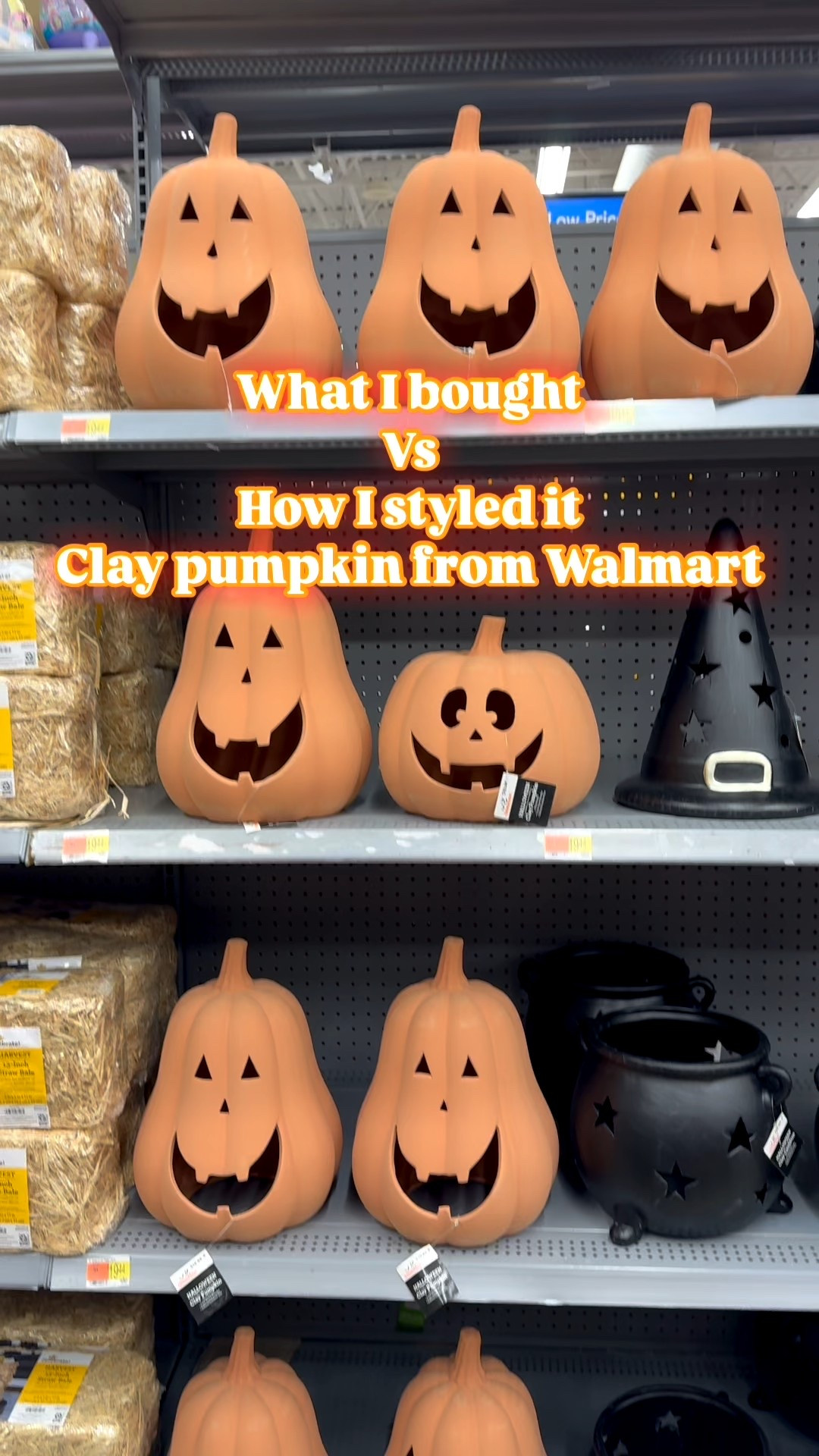 New Halloween decorations at Walmart. Clay pumpkins, papier-mâché pumpkins, spooky, season, pumpkins, home decor.

#LTKHome #LTKSeasonal