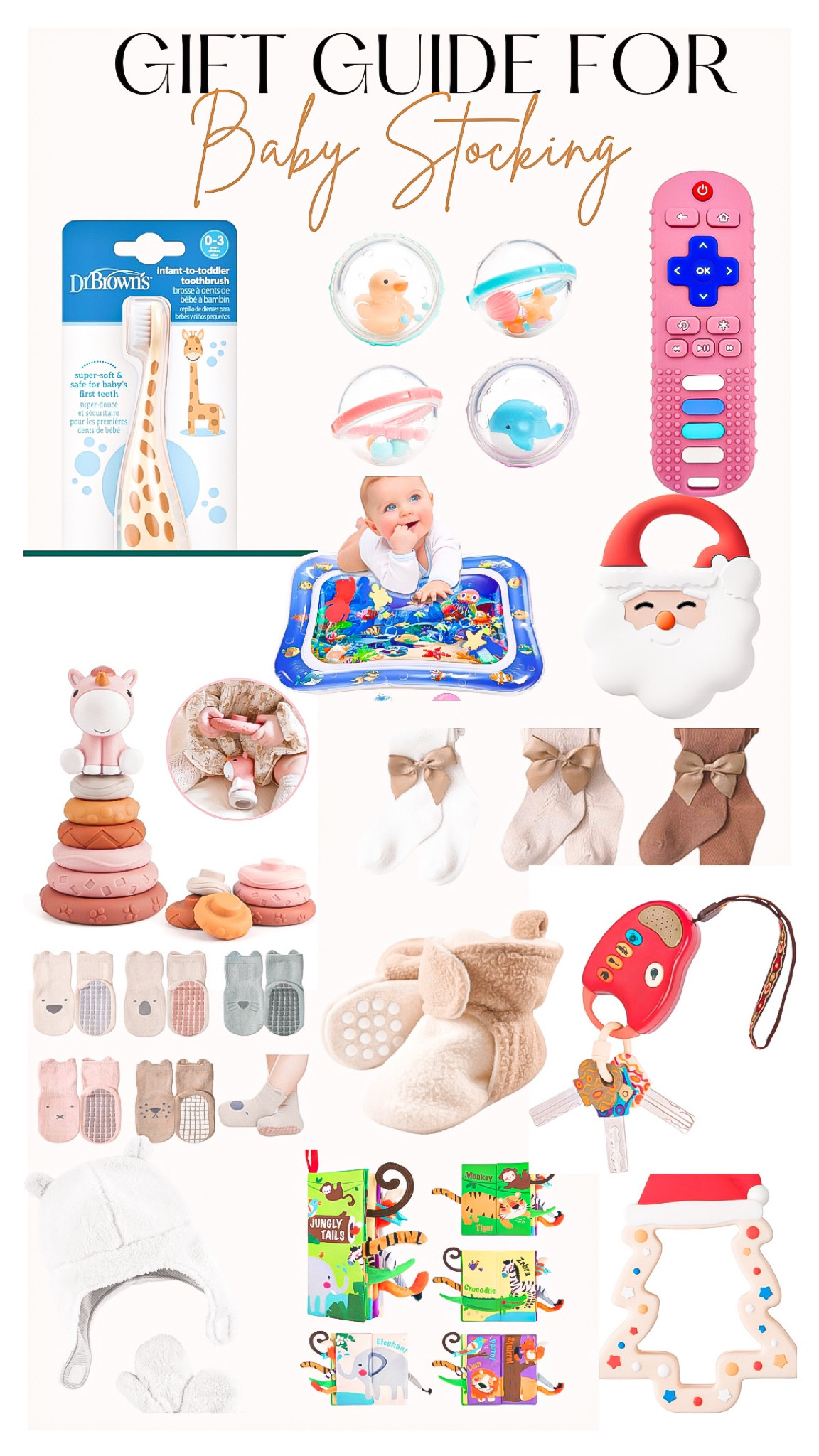 Gift guide - baby stocking 

Cyber week sales, Amazon Black Friday deals, gift guide, holiday finds, Christmas presents, baby gifts, baby shower, baby tooth brush, baby toys, baby clothes, baby socks, baby gifts 

#LTKGiftGuide #LTKbaby #LTKCyberWeek
