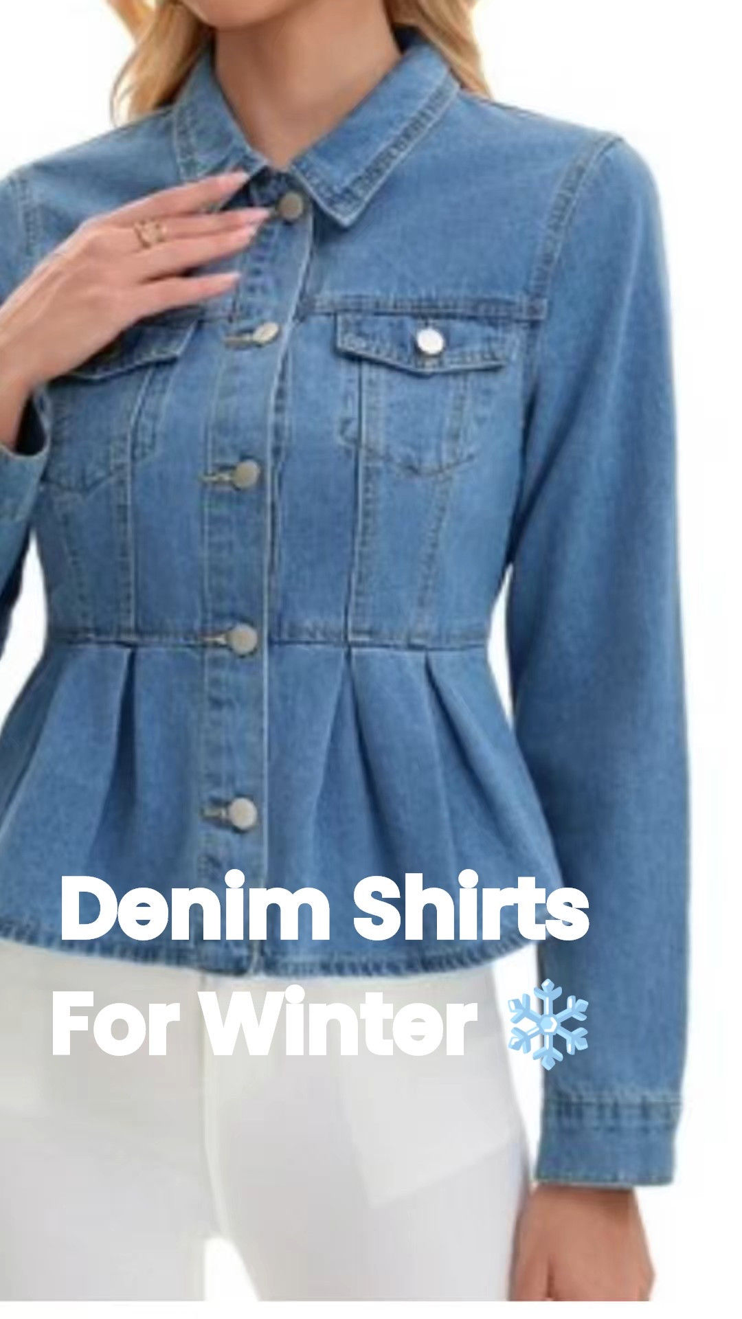 Denim Shirts are a fun addition to your winter wardrobe. These finds add style and versatility to your closet! 

#LTKTravel #LTKSeasonal #LTKOver40