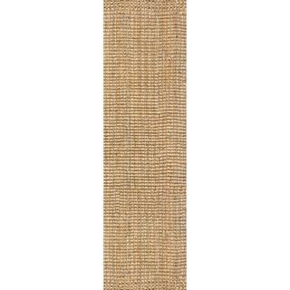 Raleigh Jute Boucle Natural 2 ft. x 7 ft. Runner Rug | The Home Depot