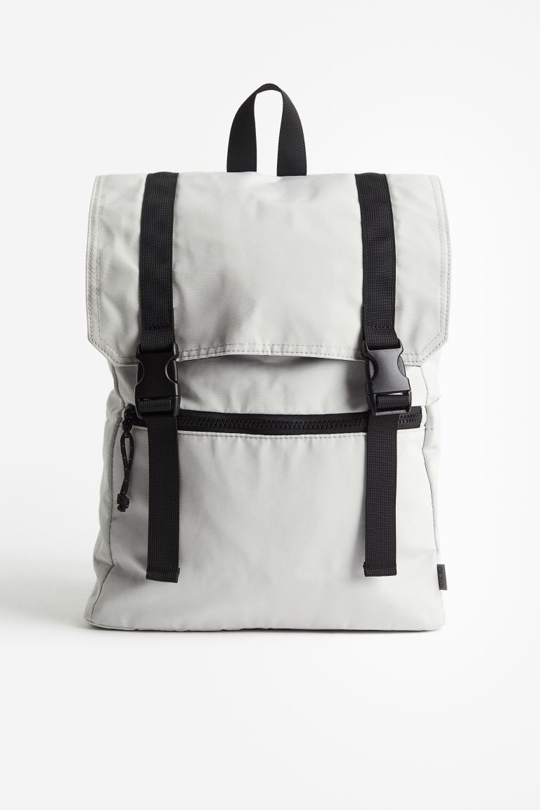 Water-repellent Sports Backpack - Light gray - Kids | H&M US | H&M (US + CA)