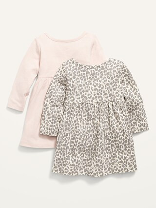 Long-Sleeve Jersey Dress 2-Pack for Baby | Old Navy (US)