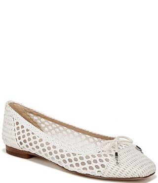 May Basket Weave Bow Detail Ballet Flats | Dillard's