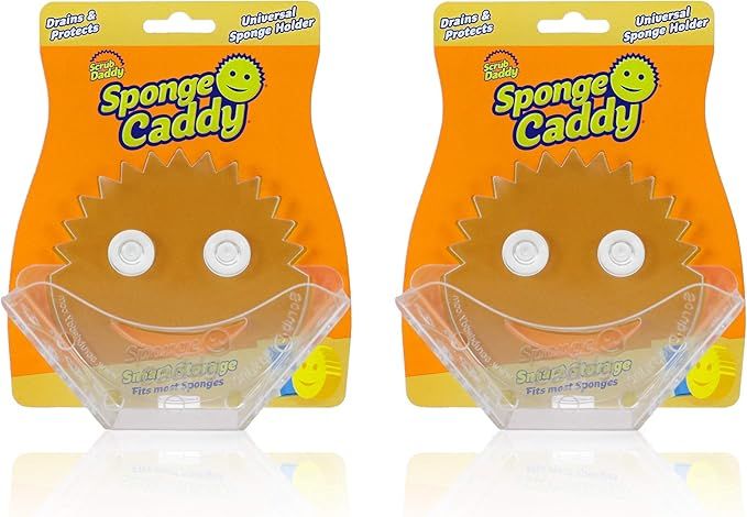 Scrub Daddy Sponge Holder - Sponge Caddy- Suction Sponge Holder, Sink Organizer for Kitchen and B... | Amazon (US)