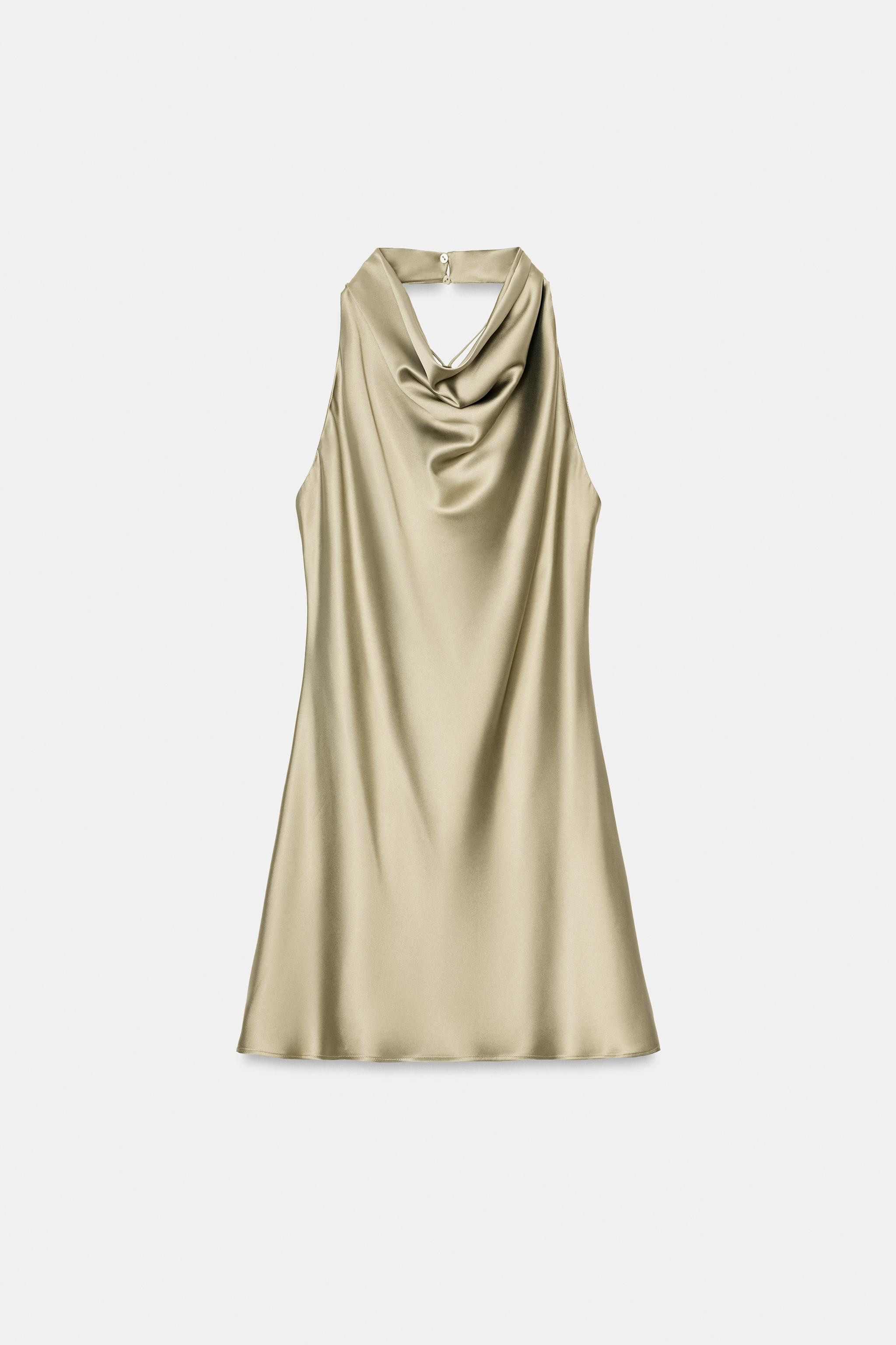 SHORT SATIN DRESS | Zara UK