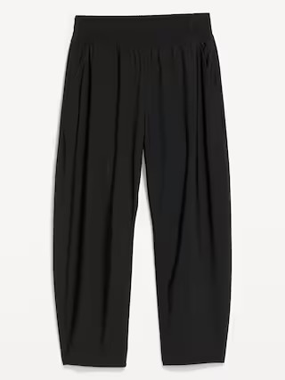 High-Waisted SleekTech Barrel Ankle Pants | Old Navy (US)