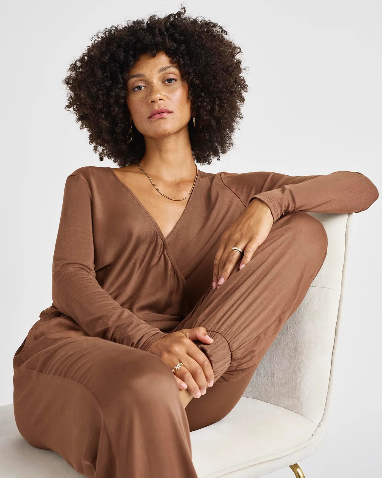 Chelsea Long Sleeve Surplice Top | Splendid | Splendid