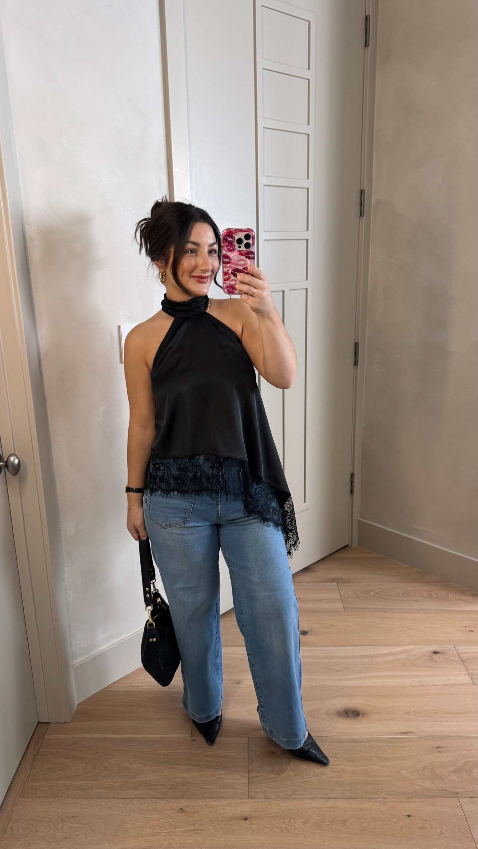 Love this asymmetrical top with lace trim detail! 

Top size small, jeans size 6 

5'0" 140lbs
Petite friendly

#LTKdayinmylife #LTKootd #LTKPetite