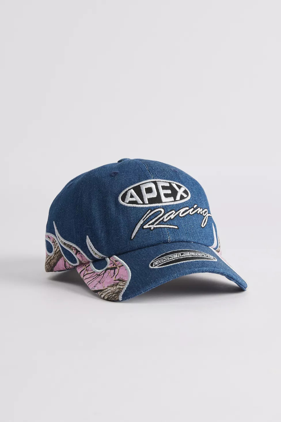 Camo Flame Denim Racing Dad Hat | Urban Outfitters (US and RoW)