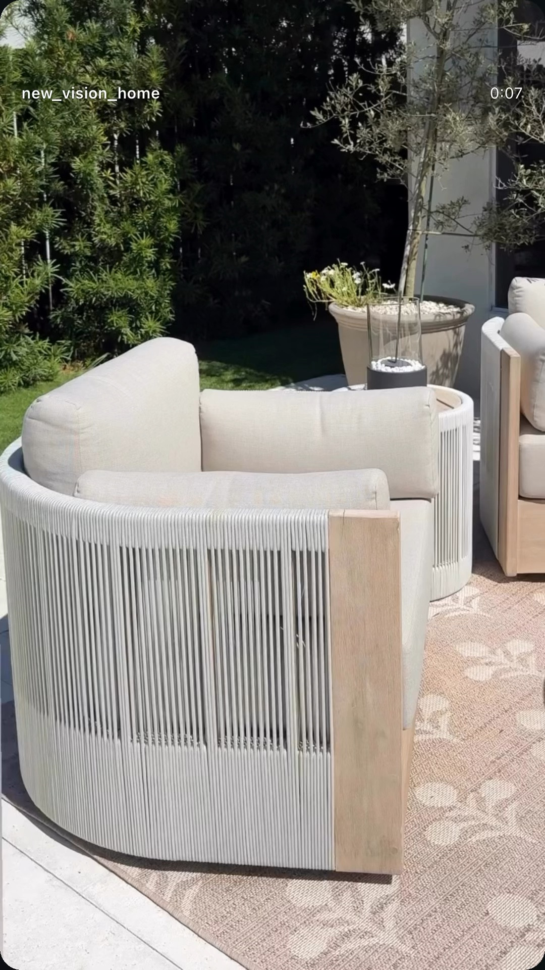 Who is ready for spring?  This outdoor swivel chair is so good!!! Comes as a set and it’s almost exact replica of the one that’s 3x the price.  Grab this one without sacrificing on quality 💫 

Outdoor swivel chair chair 
Outdoor furniture 
Follow along
@new_vision_home 

#LTKHome #LTKSaleAlert #LTKSeasonal