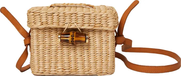 Tiff Rattan Woven Belt Bag | Nordstrom