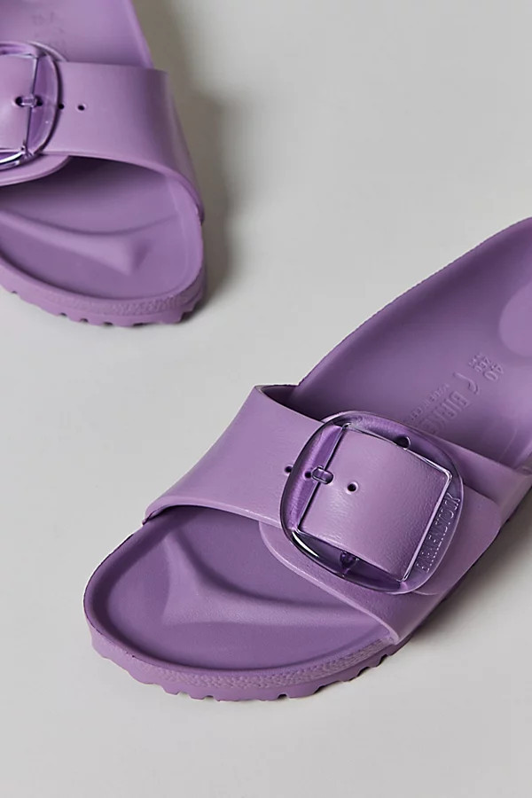 Birkenstock Women's Madrid Big Buckle EVA Sandal in Mauve, Women's at Urban Outfitters | Urban Outfitters (US and RoW)