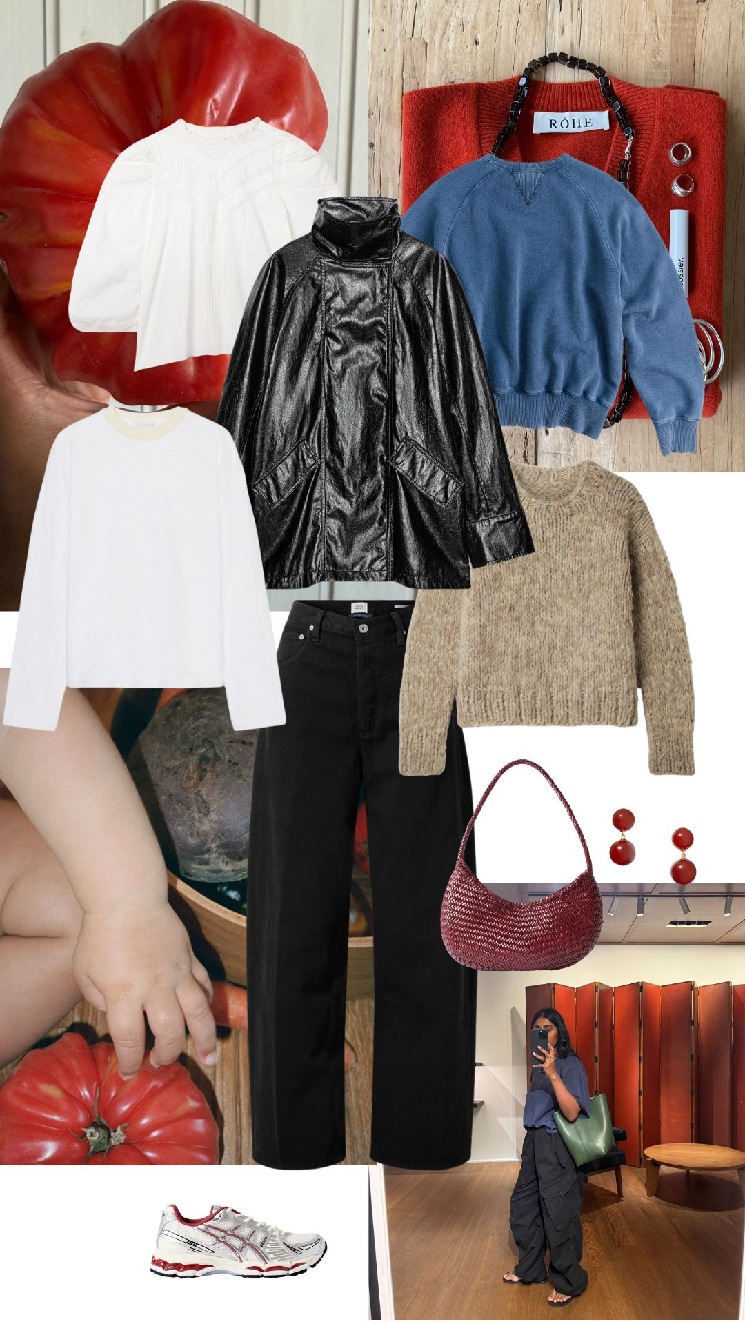 The Perfect Autumn Jeans Outfit Trousers. Autumn Style, Autumn Fashion, New In Season, Wardrobe Staples, Tank Top, ASICS Trainers, Autumn Jacket Leather Zara Jacket  

 #LTKuk #LTKautumn #LTKjeans