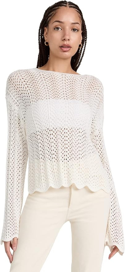 Z SUPPLY Women's Donovan Crochet Top | Amazon (US)