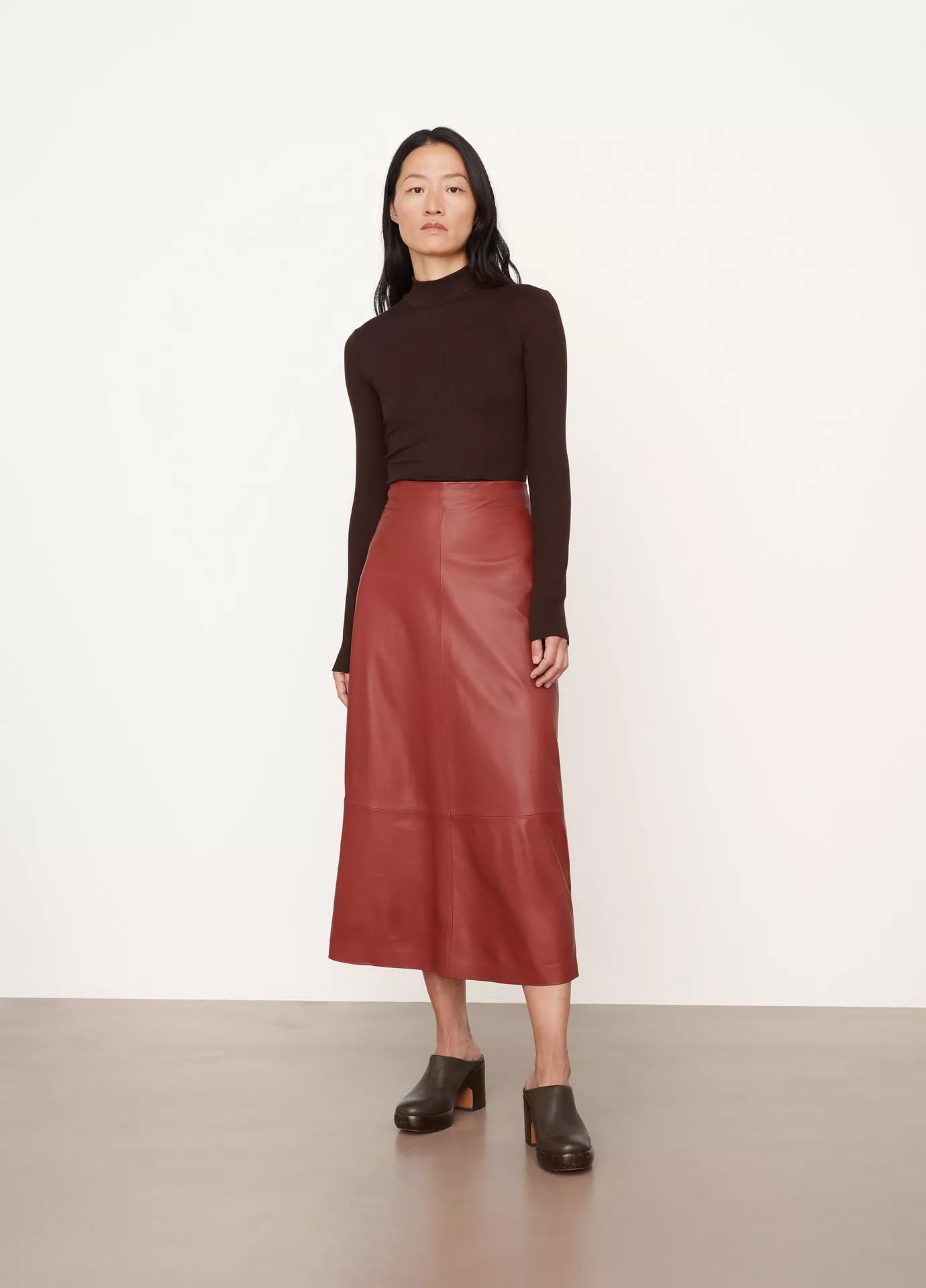 Leather Straight Skirt | Vince LLC