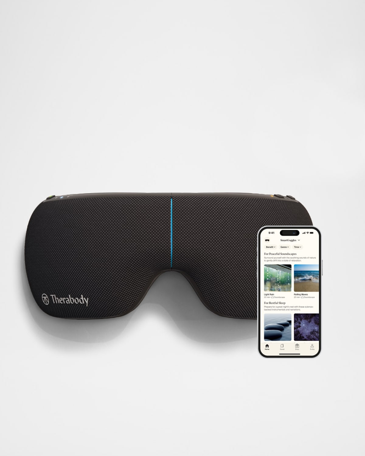 Therabody SmartGoggles Heated Eye & Temple Massager (2nd Gen) | Neiman Marcus