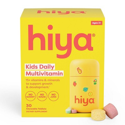 Hiya Kids' Daily Multivitamin Chewable Tablets - 30ct | Target