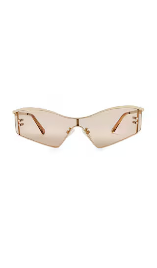 Le Specs Hyperbole Sunglasses in Ivory. | Revolve Clothing (Global)