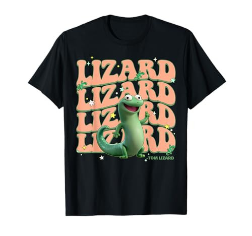 Disney Pixar Hoppers Cute Tom Lizard Groovy Poster T-Shirt | Amazon (US)