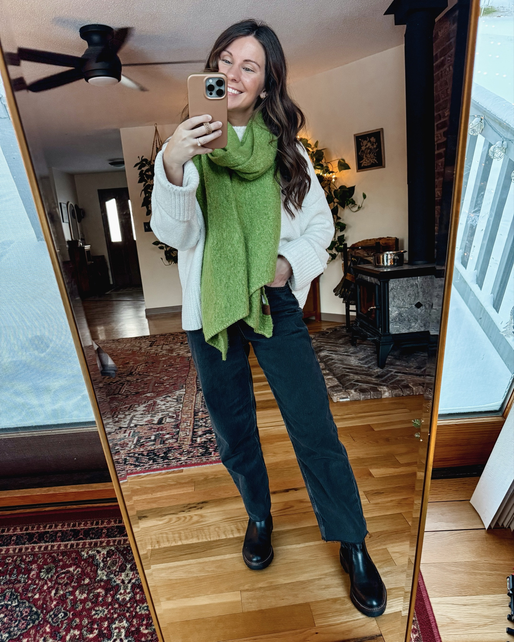 Wearing small in my sweater, 00 x-short in my jeans, and 6.5 in my boots!

#LTKPetite #LTKootd #LTKFindsUnder100