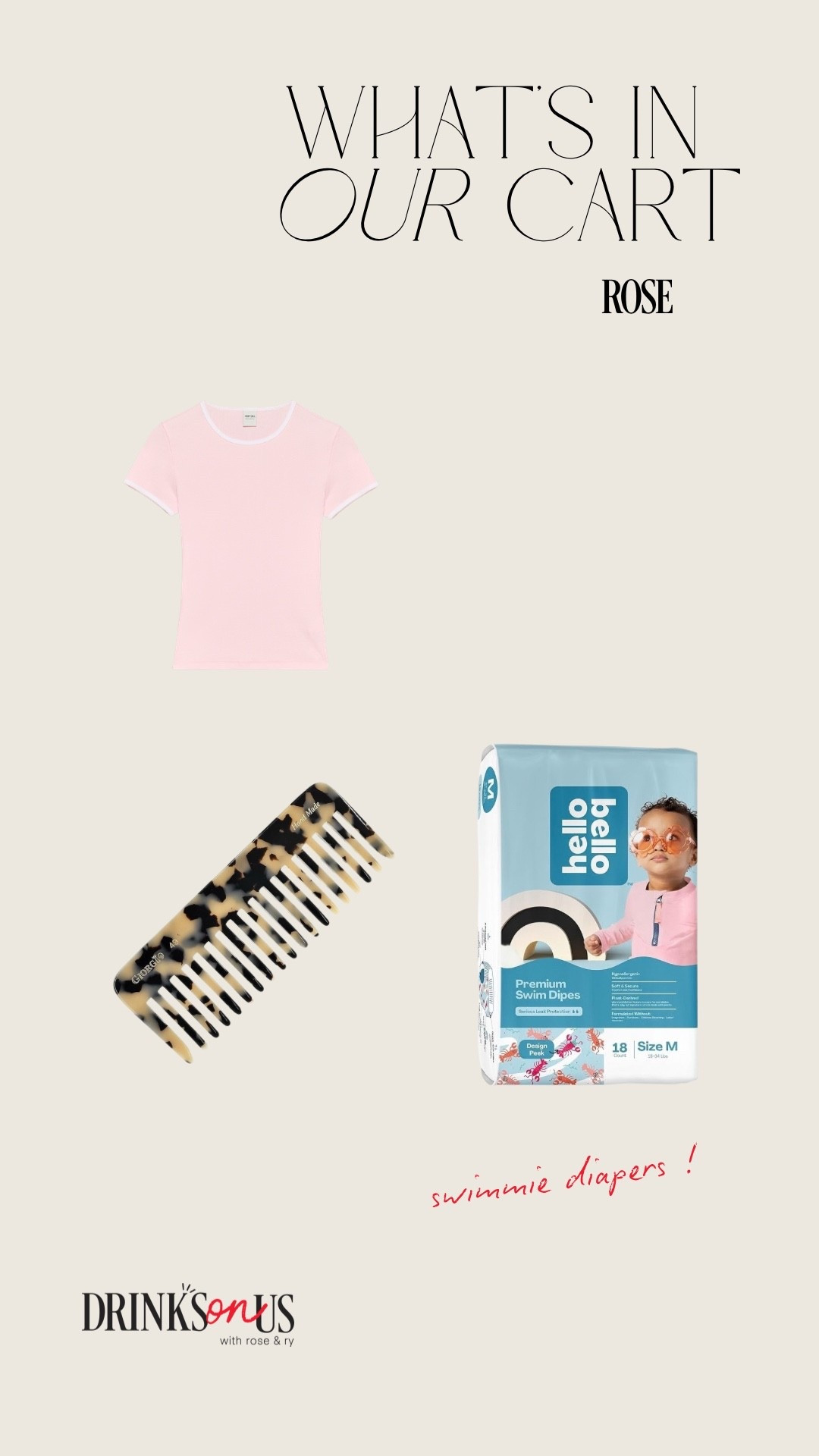 Products mentioned in S03:Episode 10 of Drinks On Us, “Whats In Your Cart?” segment!! 

#LTKBaby #LTKSwim #LTKBeauty