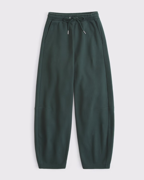 Women's High Rise Sunday Barrel Sweatpant | Women's Bottoms | Abercrombie.com | Abercrombie & Fitch (US)
