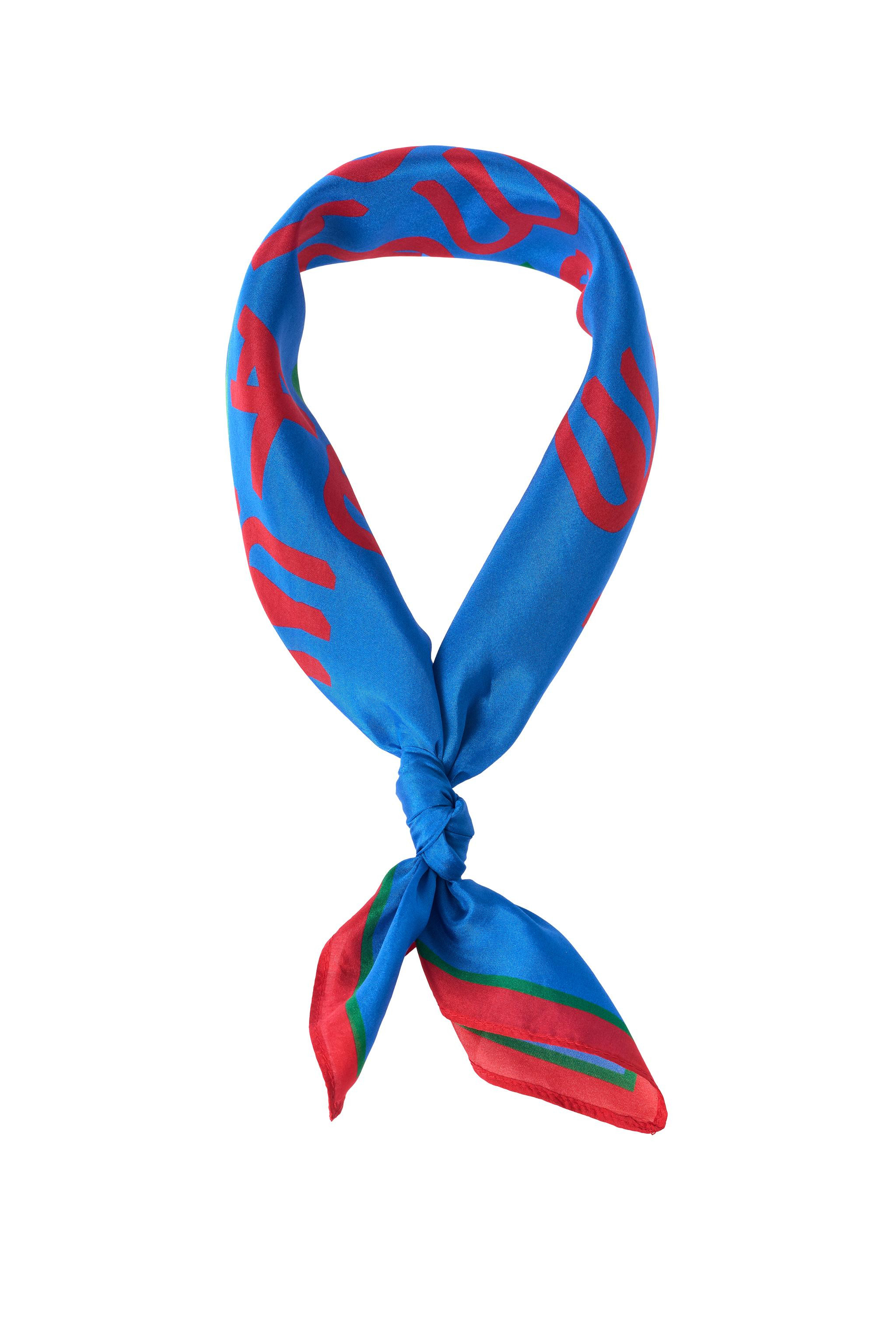 100% SILK 'LOVE' PRINT BANDANA | Zara US