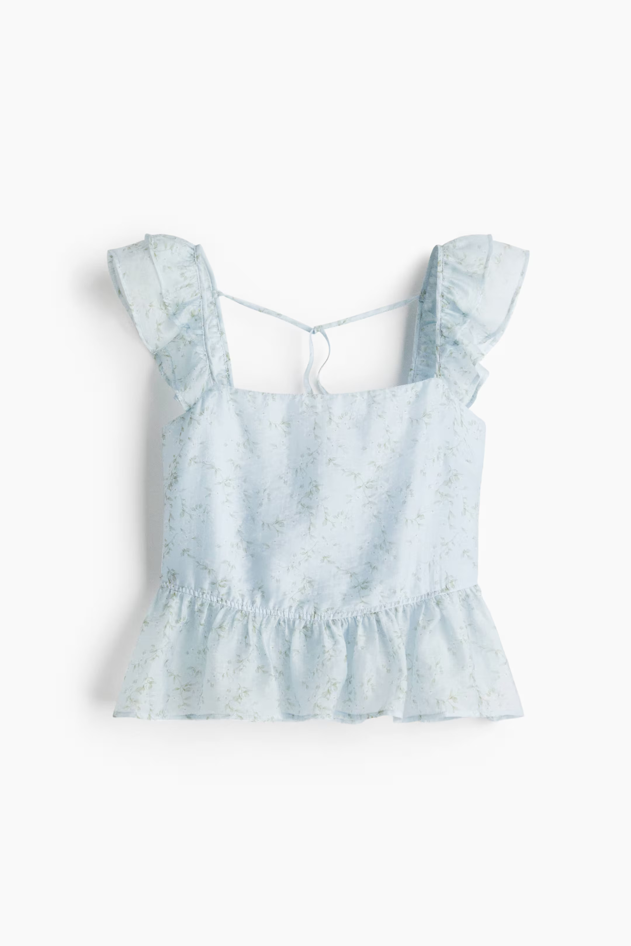 Tie-Detail Peplum Blouse | H&M (US + CA)