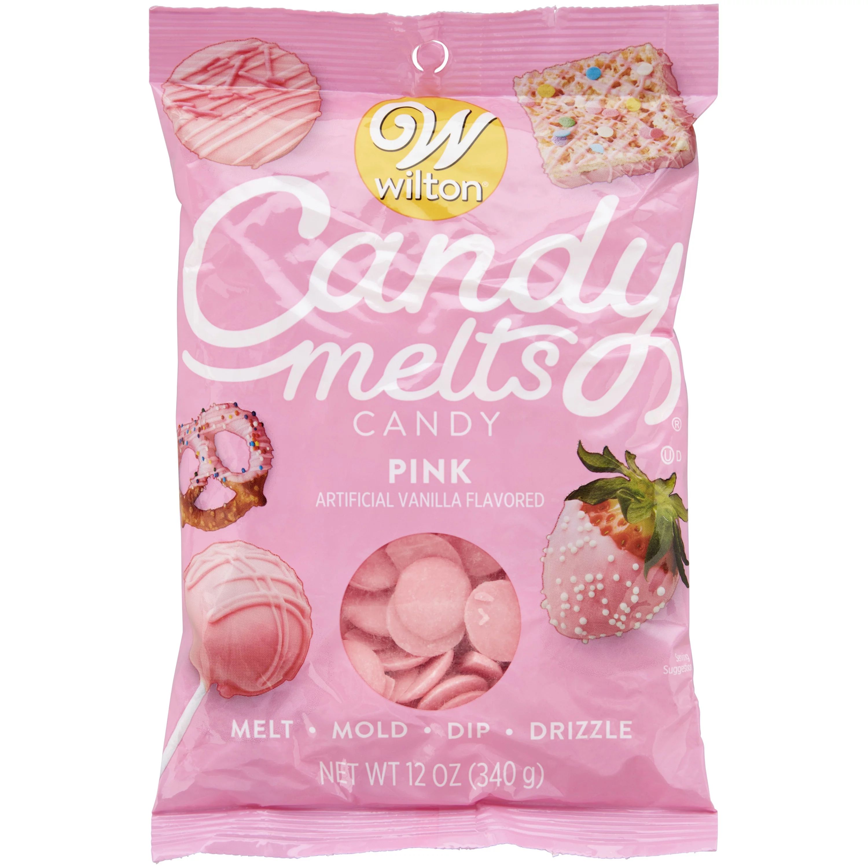 Wilton Pink Candy Melts Candy, 12 oz. - Walmart.com | Walmart (US)