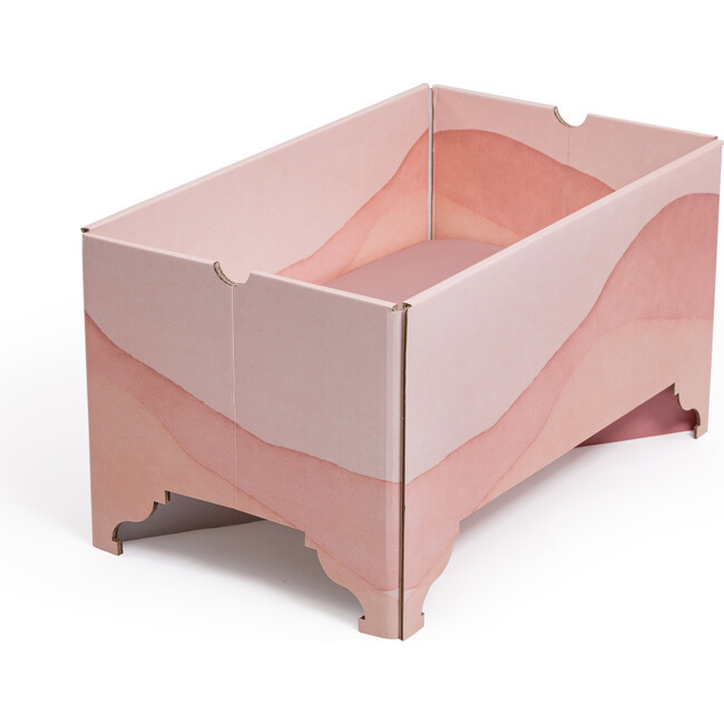 Bassinets | Kind Essential Bassinet, Watercolor Mountains (Pink) DockATot | Maisonette | Maisonette