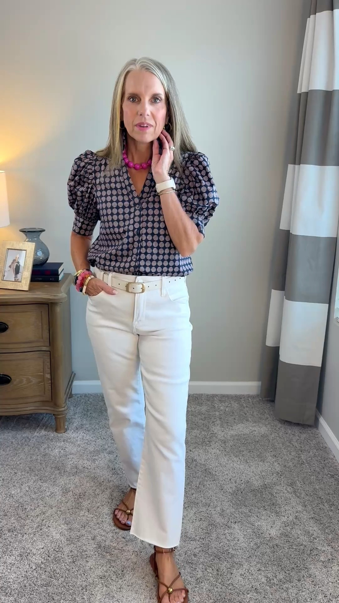 Wear this look to take you from summer to fall. Would be super cute with light or dark wash denim too.

#LTKdayinmylife #LTKootd #LTKOver40