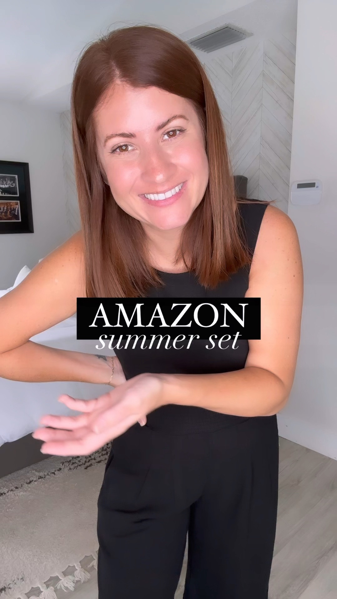 How many Amazon sets are too many Amazon sets?! ❤️ answer: no such thing! 🙌🏼 Obsessed with yet another amazon set! The bottom smocking is so flattering and love the fabric! 

✨Follow me for more amazon fashion, finds and I’m sure a few more sets!✨

Wearing a size small!

#LTKstyletip #LTKFind #LTKunder50