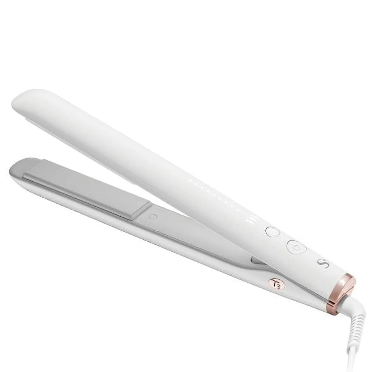 T3 SinglePass StyleMax Professional Flat Iron W/Custom Settings 1" Inch White | Walmart (US)